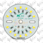 چیپ 12 ولت 12 وات XGD با طراحی دایره‌ای و نور سفید مهتاب