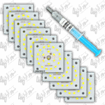 پک 10 عددی چیپ ال‌ای‌دی 20 وات درایورخور سفید مهتابی