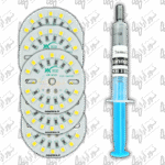 پک 5 عددی چیپ ال‌ای‌دی 12 وات 12 ولت برند XGD