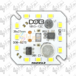 چیپ DOB 12 وات سفید مهتابی قابل اتصال مستقیم به برق برای مونتاژ لامپ