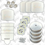 بدنه لامپ 30 وات چیپ ccc سفید مهتابی پک 4 عددی