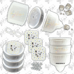 بدنه لامپ 50 وات چیپ MS سفید مهتابی پک 4 عددی